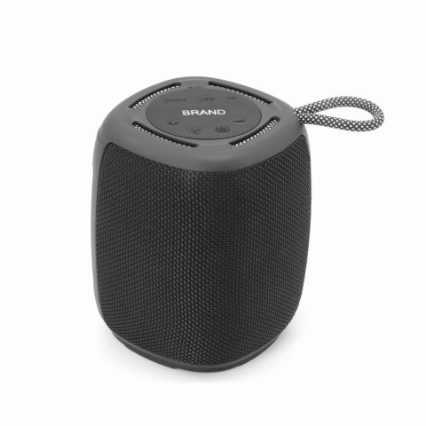 GEMBIRD GEMBIRD PRZENOŚNY GŁOŚNIK BLUETOOTH LED SPK-BT-LED-03-BK RMS 2X 5W, WBUDOWANY MIKROFON, KOLOR CZARNY, USB, AUX, MICROSD