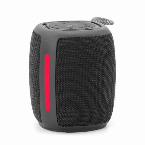 GEMBIRD GEMBIRD PRZENOŚNY GŁOŚNIK BLUETOOTH LED SPK-BT-LED-03-BK RMS 2X 5W, WBUDOWANY MIKROFON, KOLOR CZARNY, USB, AUX, MICROSD