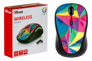 Trust Mysz TRUST Yvi FX Wireless LED illumination Multicoloured