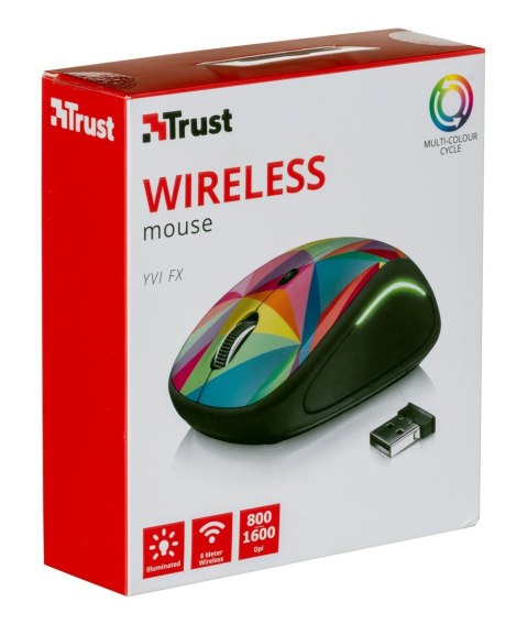Trust Mysz TRUST Yvi FX Wireless LED illumination Multicoloured Trust Mysz TRUST Yvi FX Wireless LED illumination Multicoloured