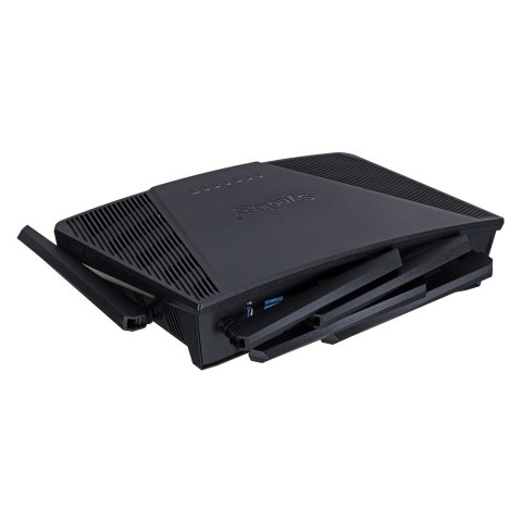 Synology Synology Router RT6600ax, Wi-Fi 6, IEEE 802.11a/b/g/n/ac/ax, 1x 2.5GbE, 3x 1GbE, 1xUSB 3.2, Dual WAN, Three-band router
