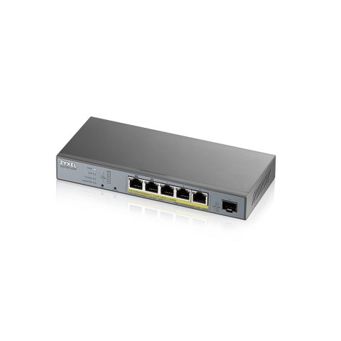 ZyXEL Switch Zyxel GS1350-6HP 6p PoE (PoE+: 3;PoE++: 2) 60W Managed Gigabit