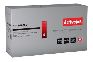 Activejet Activejet ATH-6000AN Toner (zamiennik HP 124A Q6000A, Canon CRG-707B; Premium; 2500 stron; czarny)