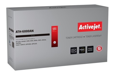 Activejet Activejet ATH-6000AN Toner (zamiennik HP 124A Q6000A, Canon CRG-707B; Premium; 2500 stron; czarny) Activejet Activejet ATH-6000AN Toner (zamiennik HP 124A Q6000A, Canon CRG-707B; Premium; 2500 stron; czarny)