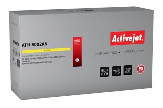 Activejet Activejet ATH-6002AN Toner (zamiennik HP 124A Q6002A, Canon CRG-707Y; Premium; 2000 stron; żółty)
