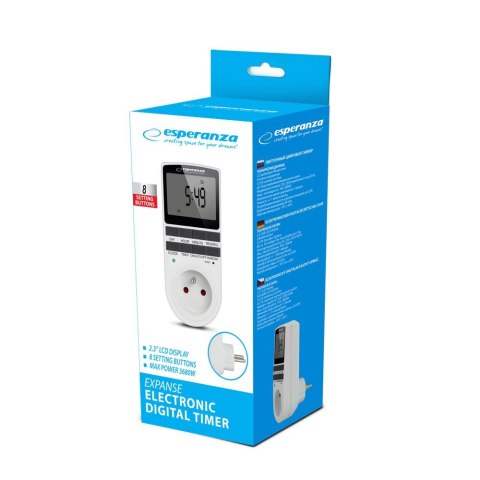 Esperanza ESPERANZA ELEKTRONICZNY WYŁĄCZNIK CZASOWY EXPANSE ELA101 Esperanza ESPERANZA ELEKTRONICZNY WYŁĄCZNIK CZASOWY EXPANSE ELA101