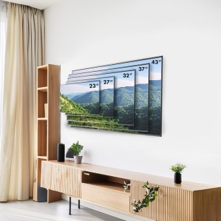 Maclean MACLEAN UCHWYT DO TELEWIZORA LUB MONITORA, MAX. VESA 200X200, 23-43", 30KG, CZARNY MC-418