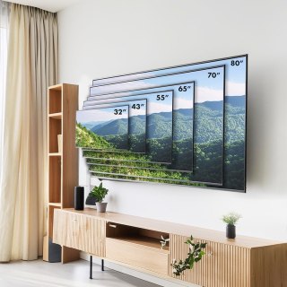 Maclean MACLEAN UCHWYT DO TV MAX VESA 600X400, 32-80", 45KG, REG. ODCHYLENIA +0°~-10° MC-413
