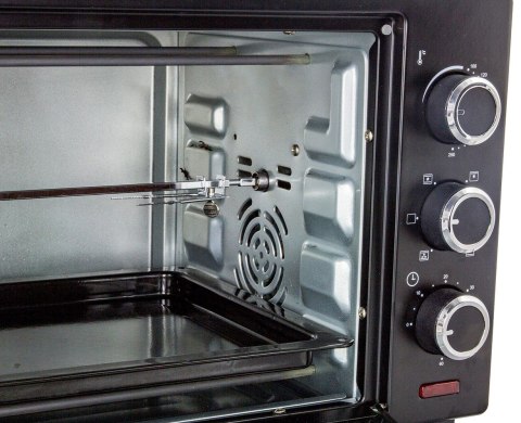 Esperanza Mini piekarnik z konwekcją i rożnem Esperanza NAPOLI EKO006 (Pokrętło; 1600W; kolor czarny)
