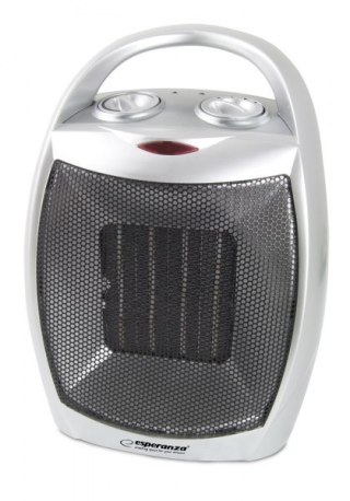 Esperanza Termowentylator elektryczny Esperanza EHH006 (1500W; 3 stopnie grzania; kolor czarny, kolor srebrny)
