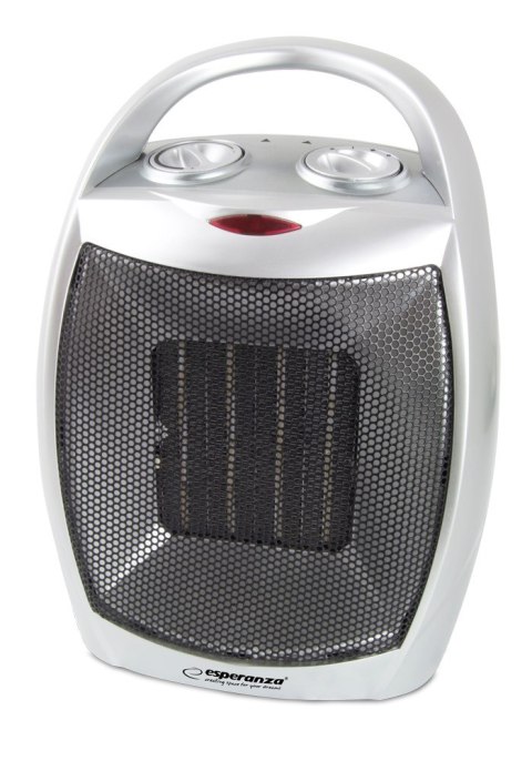 Esperanza Termowentylator elektryczny Esperanza EHH006 (1500W; 3 stopnie grzania; kolor czarny, kolor srebrny)