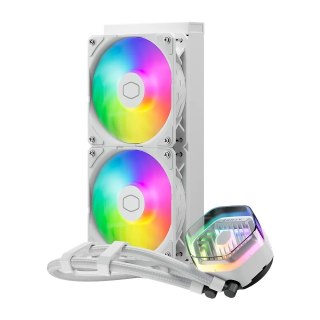 Cooler Master COOLER MASTER CHŁODZENIE WODNE MasterLiquid 240 Atmos ARGB White