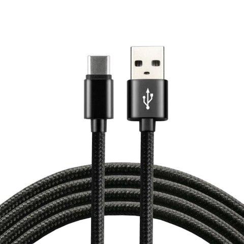 EverActive Kabel zasilający everActive CBB-1CB (USB - USB typu C ; 1m; kolor czarny) EverActive Kabel zasilający everActive CBB-1CB (USB - USB typu C ; 1m; kolor czarny)