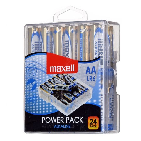 Maxell MAXELL Bateria alkaliczna LR6, VALUE BOX, 24 szt. Maxell MAXELL Bateria alkaliczna LR6, VALUE BOX, 24 szt.