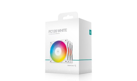 DEEPCOOL Wentylator DeepCool FC120 WHITE 3 in 1 (R-FC120-WHAMN3-G-1)