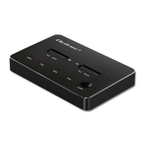 Qoltec QOLTEC STACJA DOKUJĄCA DYSKÓW 2X SSD M.2 SATA | NGFF | USB TYP C Qoltec QOLTEC STACJA DOKUJĄCA DYSKÓW 2X SSD M.2 SATA | NGFF | USB TYP C