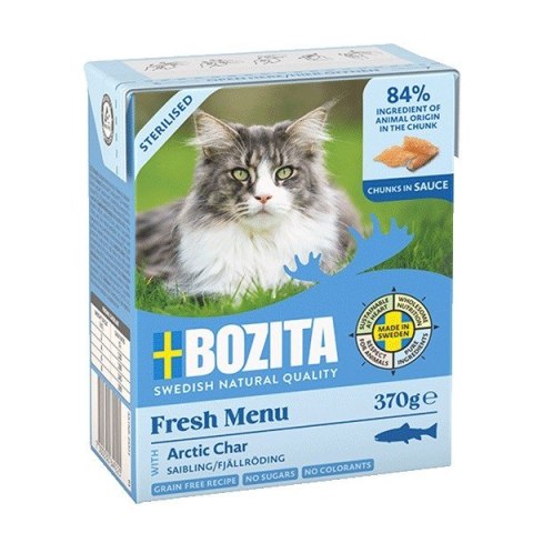 BOZITA BOZITA Sterylised - Kawałeczki w sosie z pstrągiem - mokra karma dla kota -370g BOZITA BOZITA Sterylised - Kawałeczki w sosie z pstrągiem - mokra karma dla kota -370g