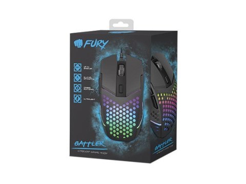 FURY FURY MYSZ DLA GRACZY BATTLER 6400DPI PODŚWIETLENIE NFU-1654 FURY FURY MYSZ DLA GRACZY BATTLER 6400DPI PODŚWIETLENIE NFU-1654