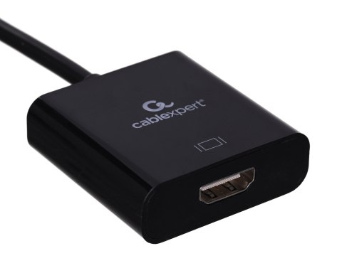 GEMBIRD GEMBIRD ADAPTER NA KABLU USB TYP-C DO HDMI 4K 30HZ, 15CM, CZARNY GEMBIRD GEMBIRD ADAPTER NA KABLU USB TYP-C DO HDMI 4K 30HZ, 15CM, CZARNY