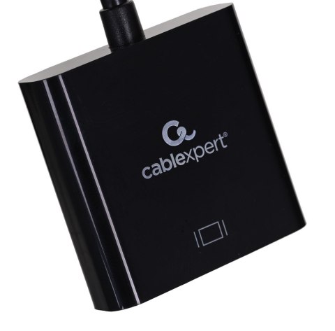 GEMBIRD GEMBIRD ADAPTER NA KABLU USB TYP-C DO HDMI 4K 30HZ, 15CM, CZARNY GEMBIRD GEMBIRD ADAPTER NA KABLU USB TYP-C DO HDMI 4K 30HZ, 15CM, CZARNY