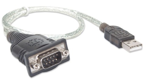 Manhattan MANHATTAN KONWERTER ADAPTER USB NA RS232/COM/DB9 M Manhattan MANHATTAN KONWERTER ADAPTER USB NA RS232/COM/DB9 M