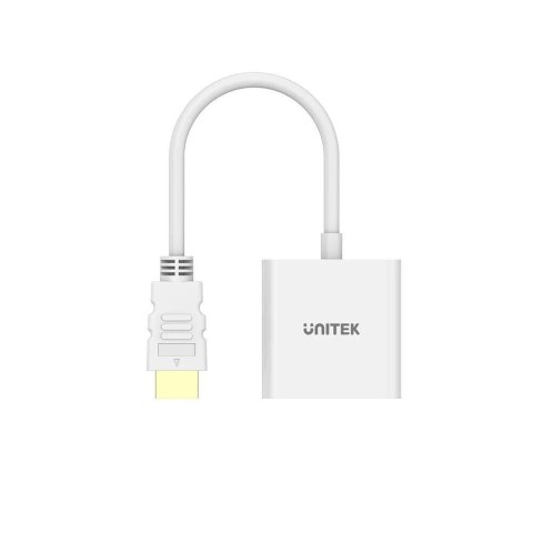 UNITEK UNITEK ADAPTER HDMI - VGA, FULLHD 60HZ, BIAŁY, M/F UNITEK UNITEK ADAPTER HDMI - VGA, FULLHD 60HZ, BIAŁY, M/F