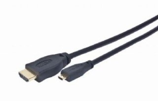 GEMBIRD Kabel GEMBIRD CC-HDMID-6 (HDMI M - Micro HDMI M; 1,8m; kolor czarny)