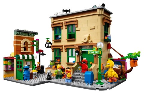 Lego LEGO Ideas 21324 123 Ulica Sezamkowa
