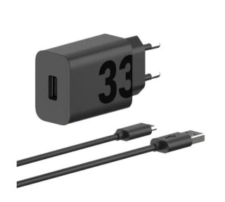 Motorola Motorola TurboPower Wall Charger 33W USB-C, 1m C-C cable, Black