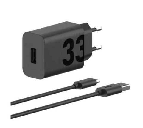 Motorola Motorola TurboPower Wall Charger 33W USB-C, 1m C-C cable, Black