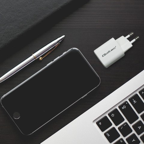 Qoltec QOLTEC ŁADOWARKA SIECIOWA 35W GAN ULTRA | 5-20V | 2.25-3A | 1 X USB TYP C PD | 1 X USB | BIAŁA Qoltec QOLTEC ŁADOWARKA SIECIOWA 35W GAN ULTRA | 5-20V | 2.25-3A | 1 X USB TYP C PD | 1 X USB | BIAŁA