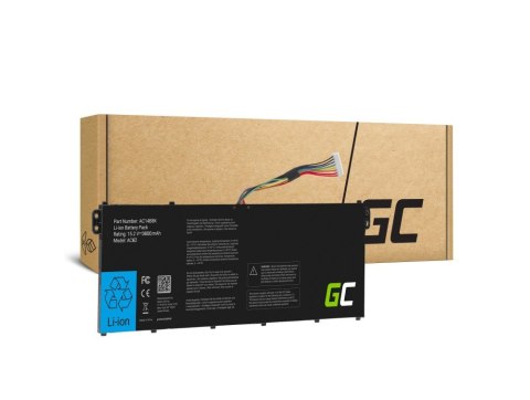 Green Cell GREEN CELL BATERIA AC62 AC14B3K AC14B8K DO ACER ASPIRE 5 A515 A517 R15 R5-571T SPIN 3 SP315 SWIFT 3 SF314 3600 MAH 15.2V