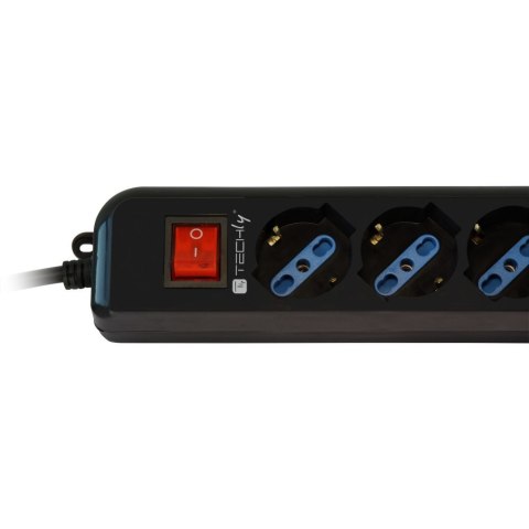 TECHly TECHLY LISTWA ZASILAJĄCA Z KABLEM DO UPS - 6 GNIAZ TECHly TECHLY LISTWA ZASILAJĄCA Z KABLEM DO UPS - 6 GNIAZ