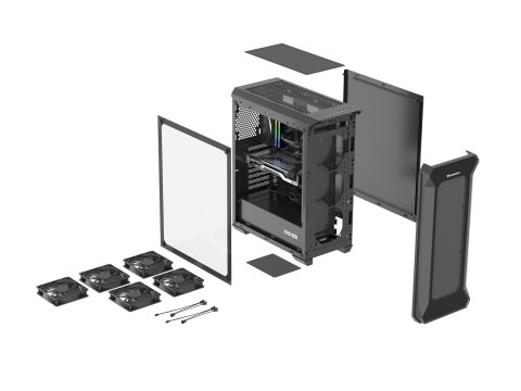 GENESIS GENESIS OBUDOWA IRID 505F MIDI TOWER Z OKNEM USB 3.0 NPC-1997