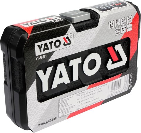 YATO ZESTAW KLUCZY 22 ELEM. XS YT-38561 YATO YATO ZESTAW KLUCZY 22 ELEM. XS YT-38561 YATO