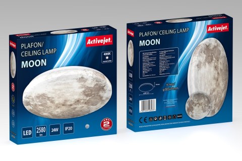 Activejet Plafon sufitowy LED Activejet AJE-MOON 24W