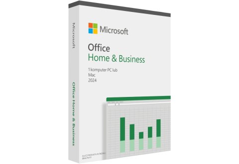 Microsoft Microsoft® Office Home and Business 2024 Polish EuroZone 1 License Medialess Microsoft Microsoft® Office Home and Business 2024 Polish EuroZone 1 License Medialess