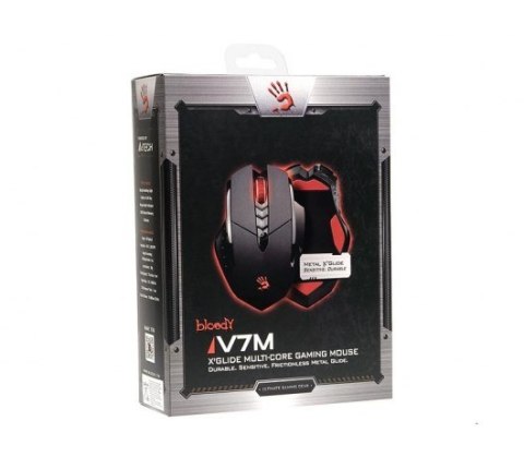 A4 TECH Mysz komputerowa A4 TECH Bloody V7m A4TMYS43940 (optyczna; 3200 DPI; kolor czarny) A4 TECH Mysz komputerowa A4 TECH Bloody V7m A4TMYS43940 (optyczna; 3200 DPI; kolor czarny)