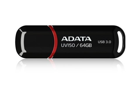 ADATA Pendrive ADATA UV150 AUV150-64G-RBK (64GB; USB 3.0; kolor czarny) ADATA Pendrive ADATA UV150 AUV150-64G-RBK (64GB; USB 3.0; kolor czarny)