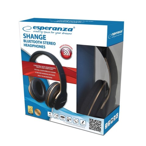 Esperanza ESPERANZA SŁUCHAWKI BLUETOOTH SHANGE EH220 Esperanza ESPERANZA SŁUCHAWKI BLUETOOTH SHANGE EH220
