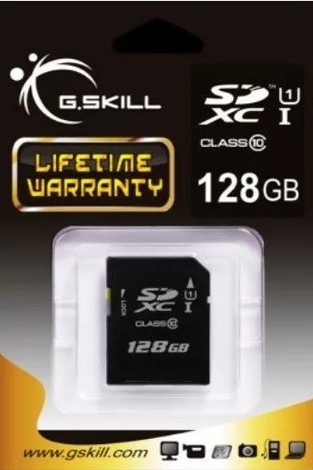 G.SKILL G.SKILL SDXC 128GB CLASS 10 UHS-I FF-SDXC128GN-U1 G.SKILL G.SKILL SDXC 128GB CLASS 10 UHS-I FF-SDXC128GN-U1