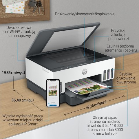 Hewlett-Packard Urządzenie wielofunkcyjne Hp Smart Tank 720