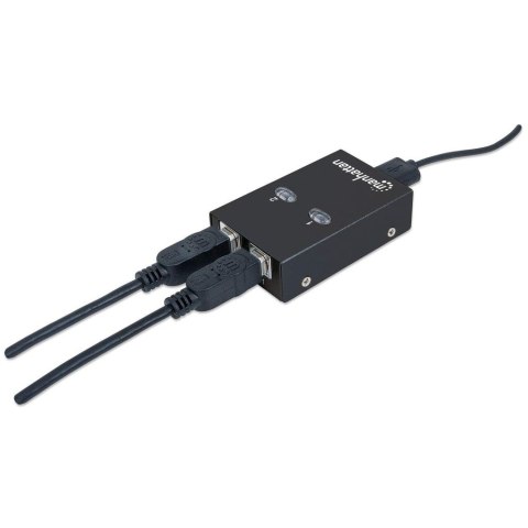 Manhattan MANHATTAN AUTOMATYCZNY PRZEŁĄCZNIK USB 2.0 2/1 MAN Manhattan MANHATTAN AUTOMATYCZNY PRZEŁĄCZNIK USB 2.0 2/1 MAN