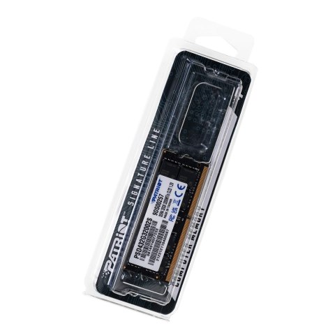 Patriot Memory PATRIOT DDR4 32GB SIGNATURE 3200MHz CL22 SO-DIMM Patriot Memory PATRIOT DDR4 32GB SIGNATURE 3200MHz CL22 SO-DIMM