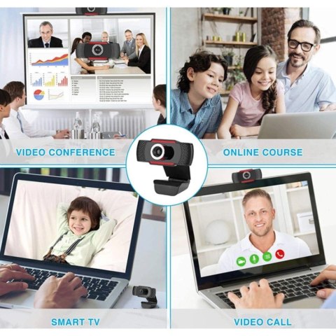 TECHly TECHLY KAMERA USB INTERNETOWA FULLHD 1080P Z MIKRO TECHly TECHLY KAMERA USB INTERNETOWA FULLHD 1080P Z MIKRO