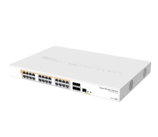 MikroTik Switch Mikrotik CRS328-24P-4S+RM 28p PoE (PoE+: 24;) 450W Managed Gigabit/10G