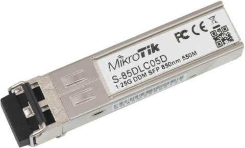 MikroTik Wkładka SFP Mikrotik S-85DLC05D 1.25G Dual LC UPC MM 550m