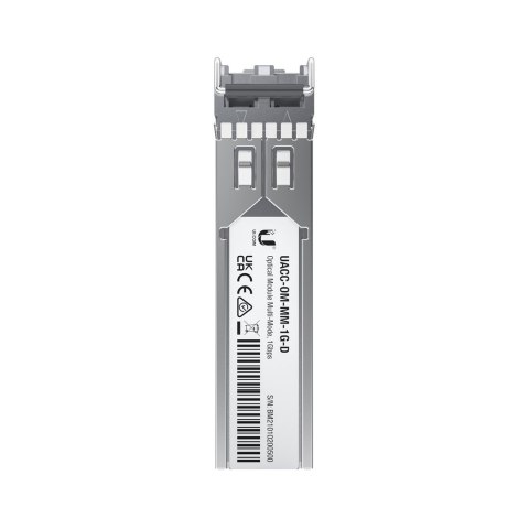 UBIQUITI Wkładka SFP Ubiquiti 1 Gbps Multi-Mode Optical Module 2-pack UBIQUITI Wkładka SFP Ubiquiti 1 Gbps Multi-Mode Optical Module 2-pack