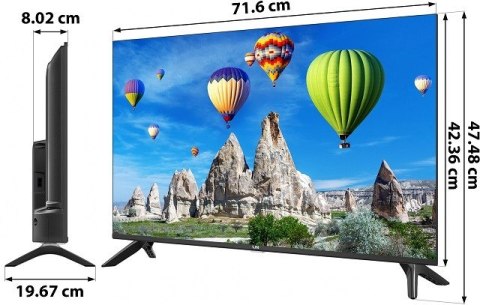 LIN Telewizor TV 32" LIN 32LHD1810 Slim HD Ready DVB-T2 LIN Telewizor TV 32" LIN 32LHD1810 Slim HD Ready DVB-T2