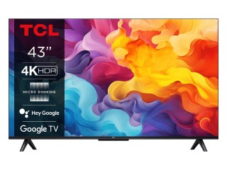 TCL Telewizor TCL 43V6B LED 43'' 4K Ultra HD Google TV Dolby Audio DVB-T2 Czarny
